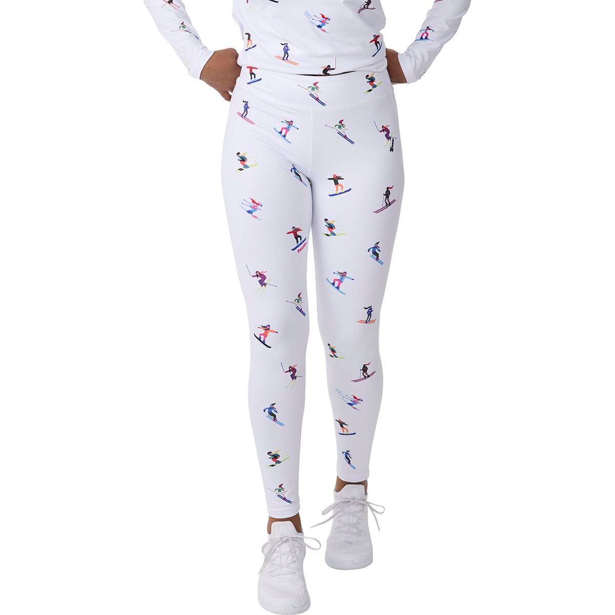 Image of Krimson Klover Multi Skiers Legging - Women's White, M