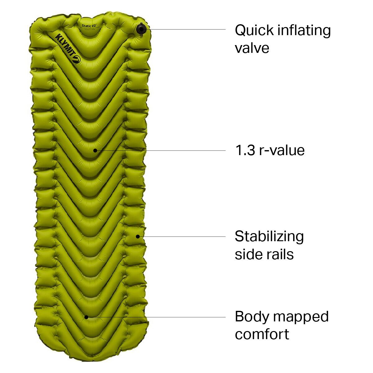 Klymit Static V2 Sleeping Pad Backcountry Com