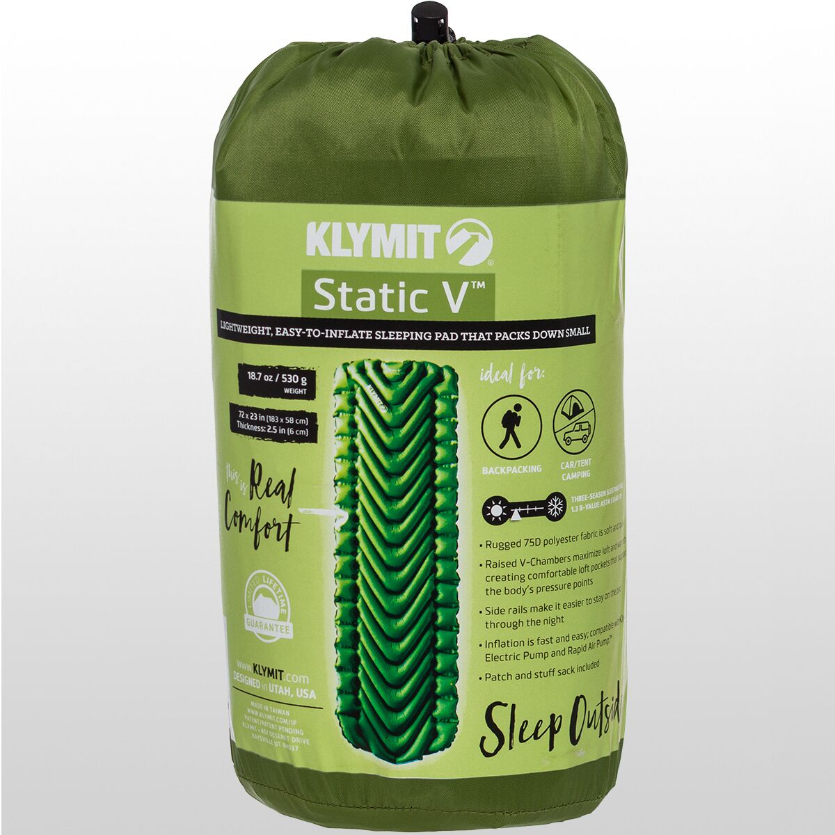 Klymit Static V Sleeping Pad Backcountry Com