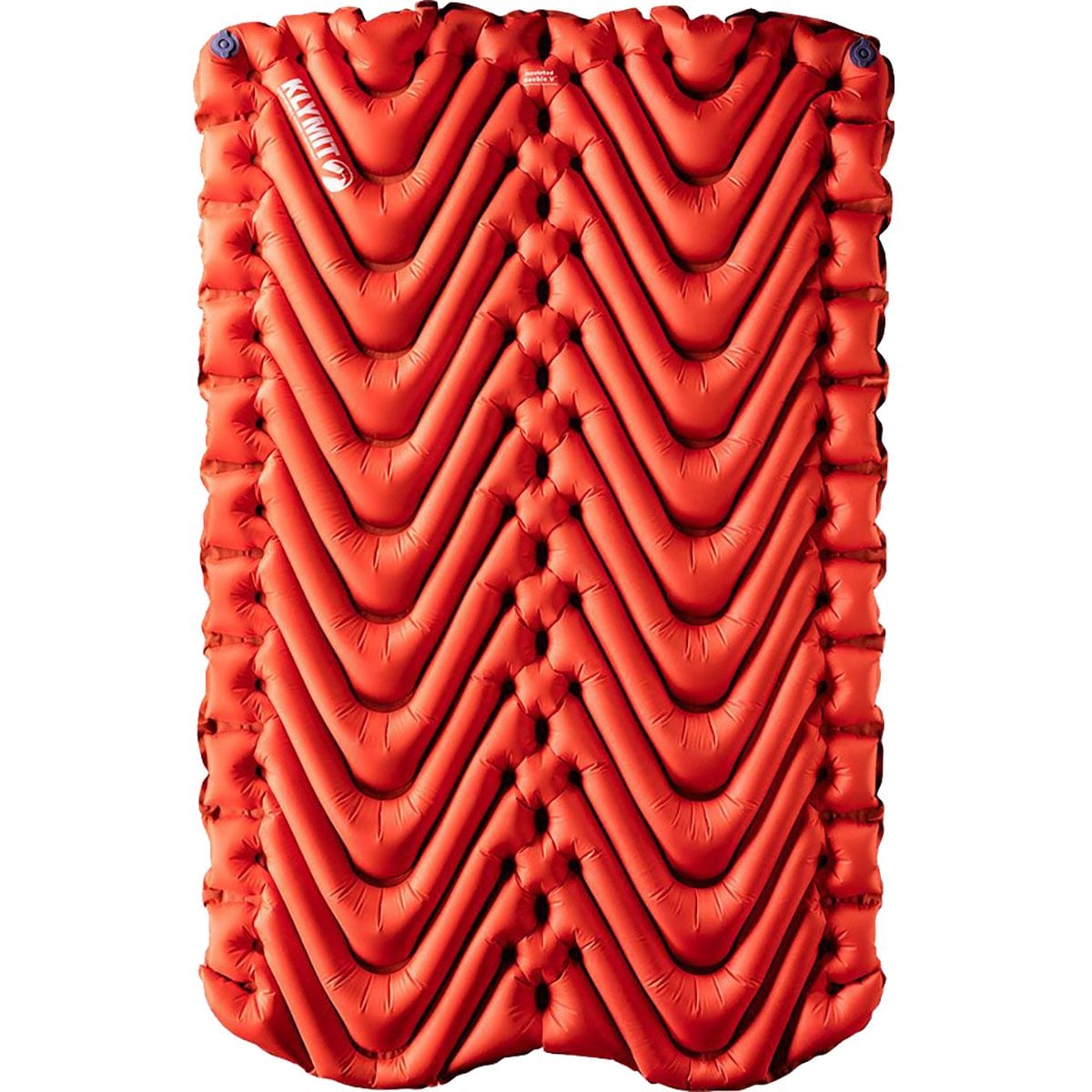 Image of Klymit Insulated Double V Sleeping Pad Orange/Char Black, One Size