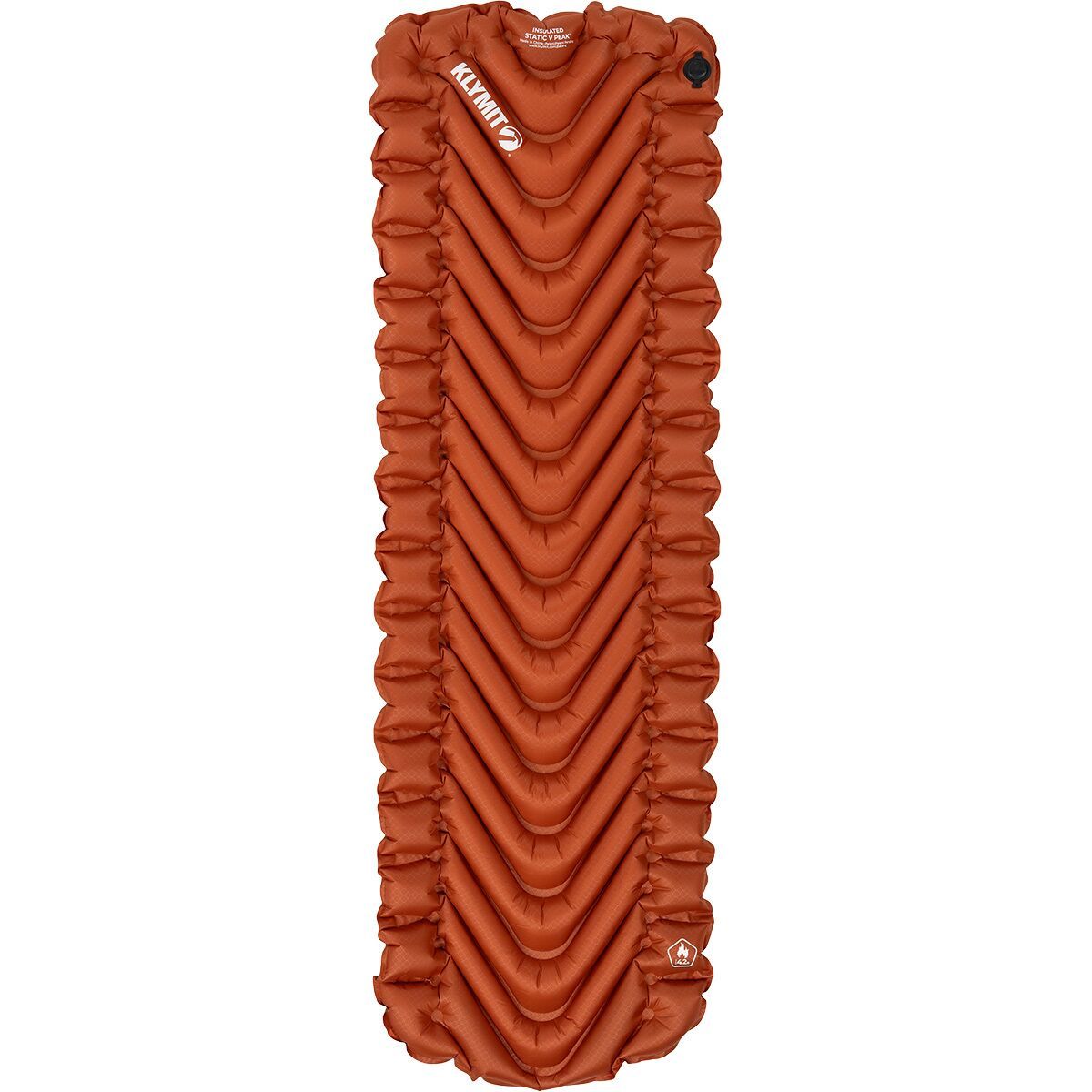 Image of Klymit Insulated Static V Peak Sleaping Pad Flame, Reg