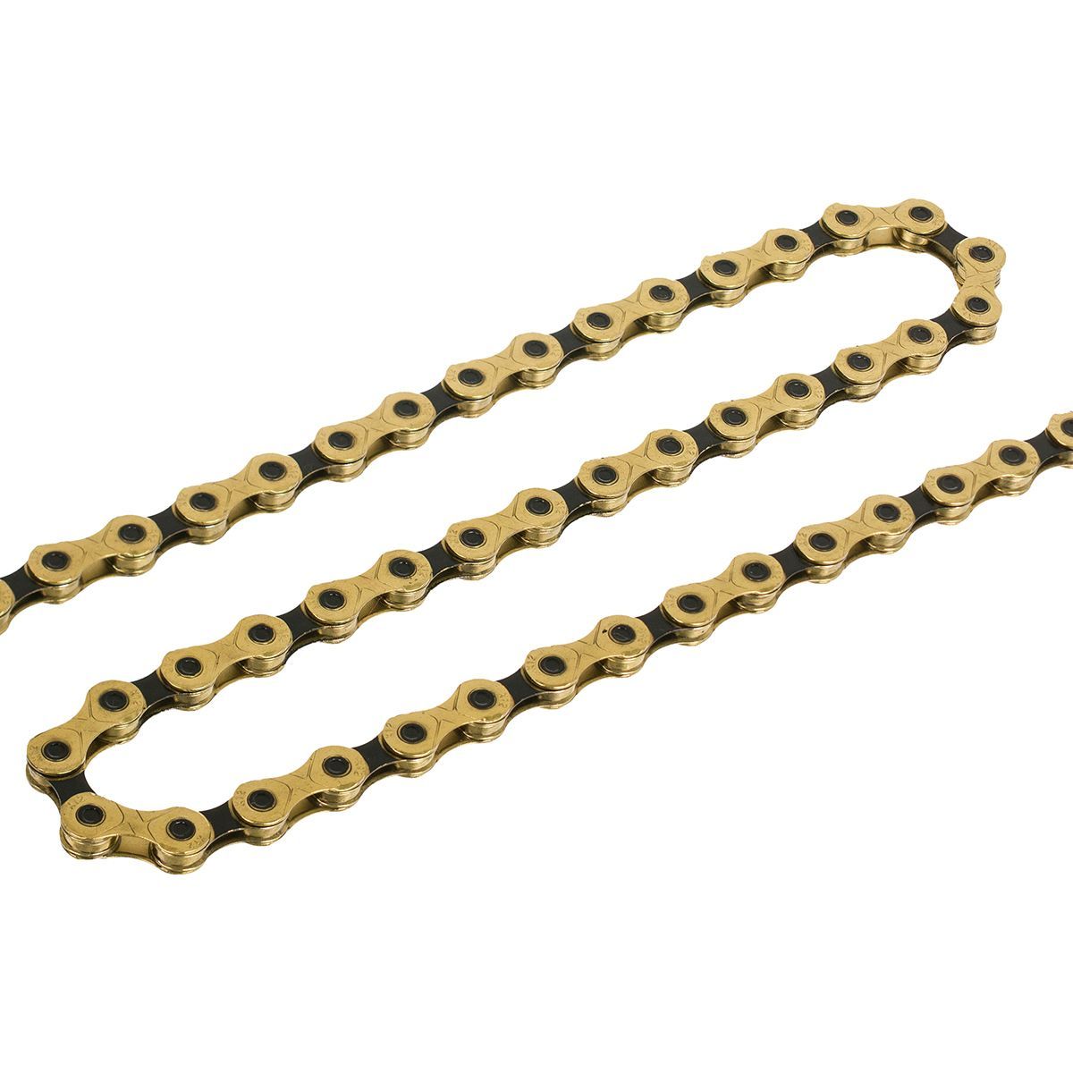 Image of KMC X12-TI Nitride Gold Chain Gold/Black, 12 Speed, 126 Links