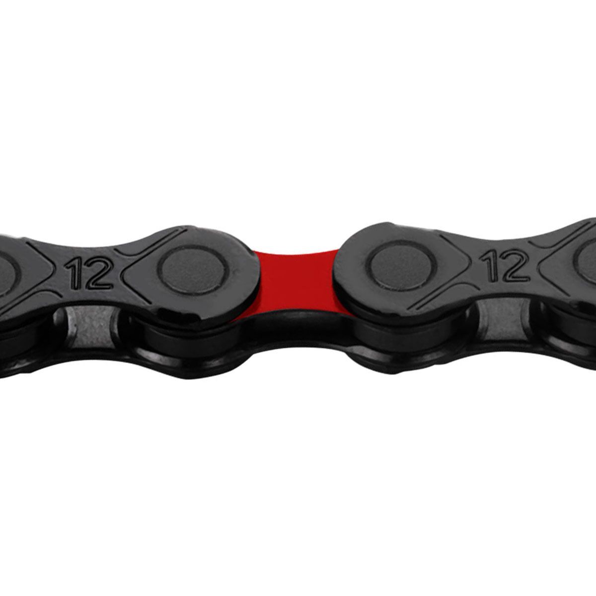Image of KMC DLC 12 Chain - 12 Speed Black/Red, 126 Links