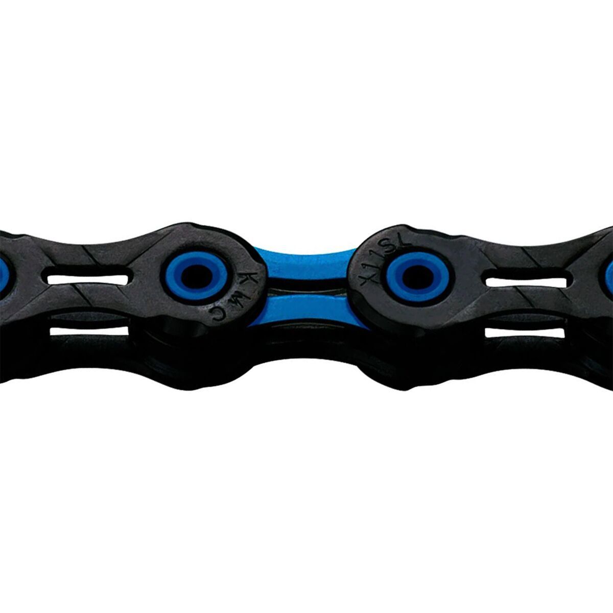 Image of KMC DLC 11 Chain - 11 Speed Black/Blue, 118 Links