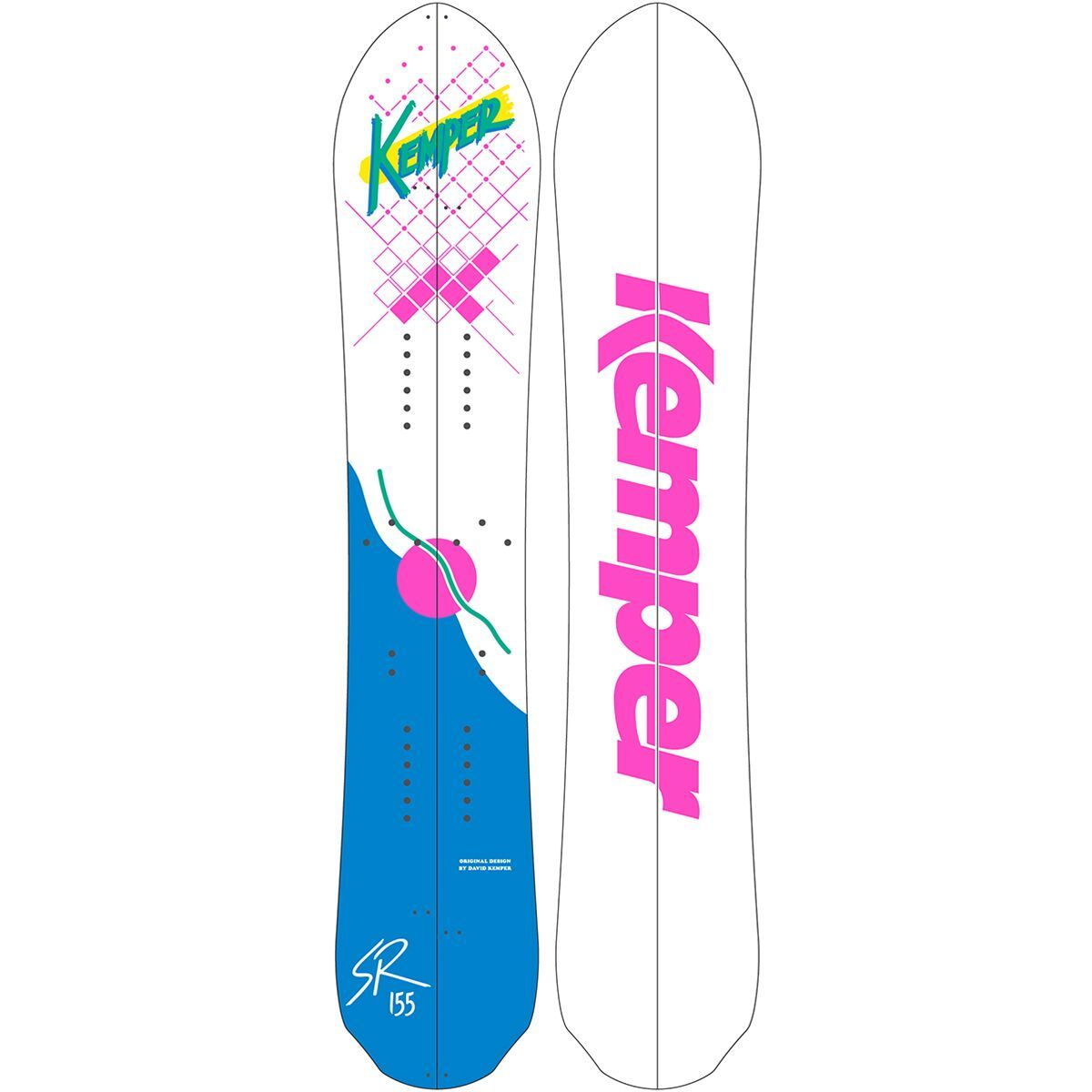 SR 80's Edition Splitboard 2022 by Kemper Snowboards