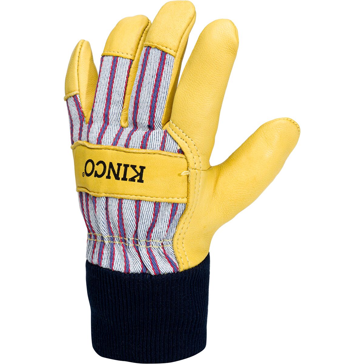 Image of Kinco 1927 Lined Grain Leather Palm Glove + Knit Wrist - Kids' One Color, S