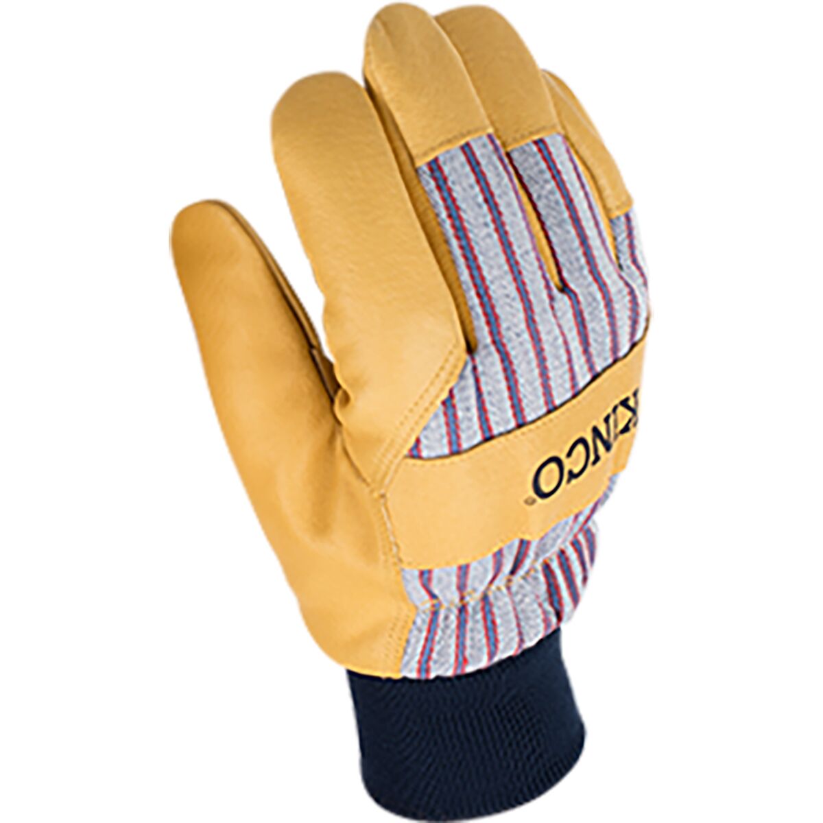 Image of Kinco 1927KW Lined Premium Grain Pigskin Palm Glove + Knit Wrist One Color, M