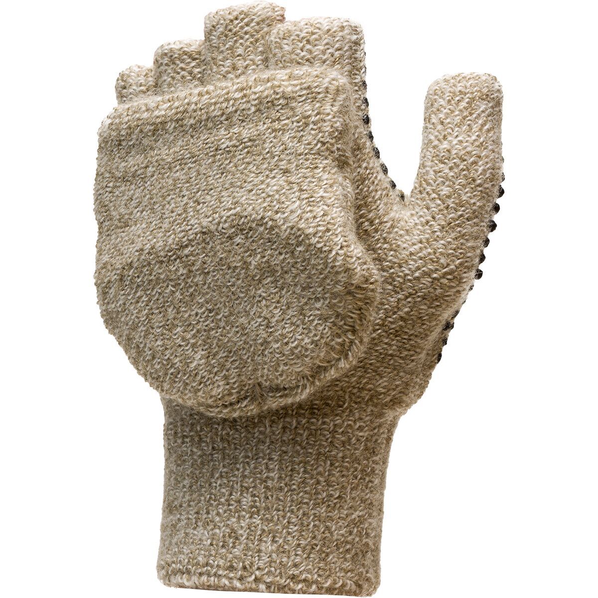 Image of Kinco Alyeska Rag Wool Lined Knit Shell 1/2-Finger + Convert Hood One Color, L