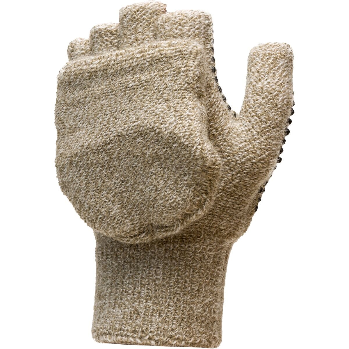Image of Kinco Alyeska Rag Wool Lined Knit Shell 1/2-Finger + Convert Hood One Color, L