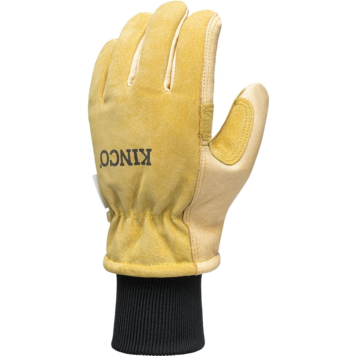 Kinco Lined Premium Grain & Suede Pigskin Ski Glove + Omni-Cuff