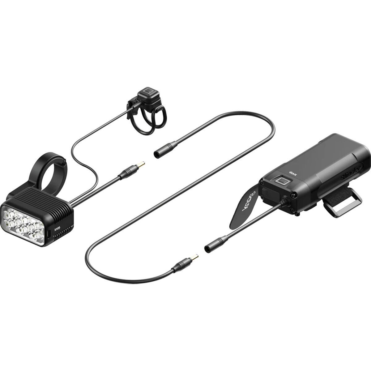 Image of Knog Blinder X 2300 + 10,000 mAh Battery Black, One Size