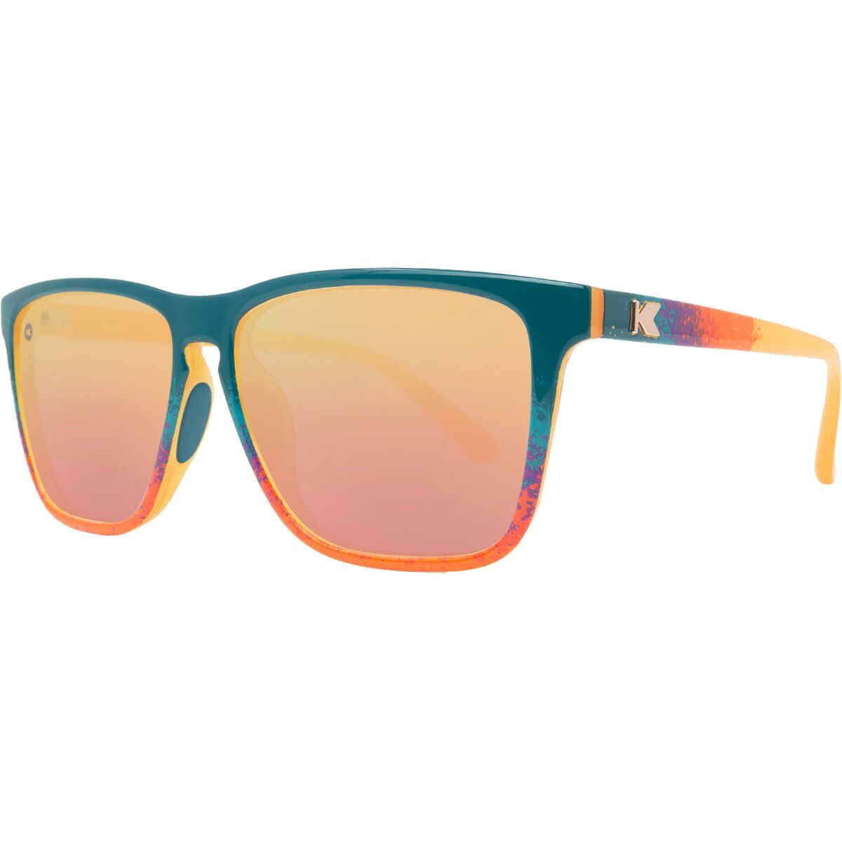Image of Knockaround Fast Lanes Sport Polarized Sunglasses Desert, One Size