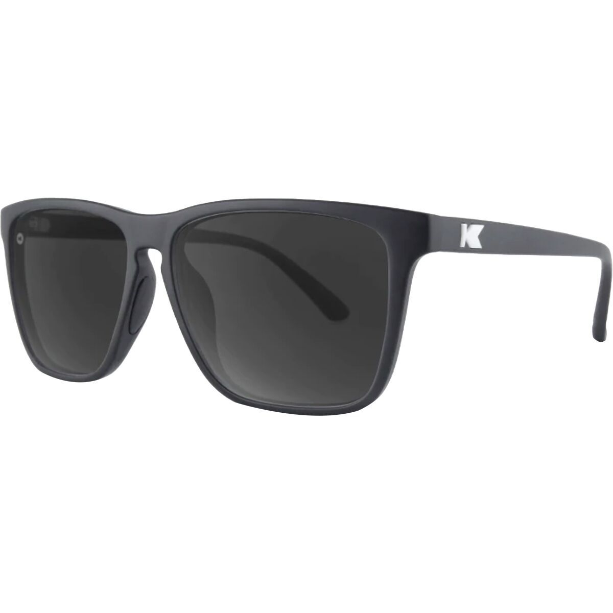 Image of Knockaround Fast Lanes Sport Polarized Sunglasses Matte Black/Smoke, One Size