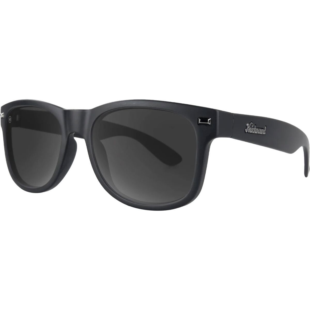 Image of Knockaround Fort Knocks Polarized Sunglasses Matte Black on Black/Smoke, One Size