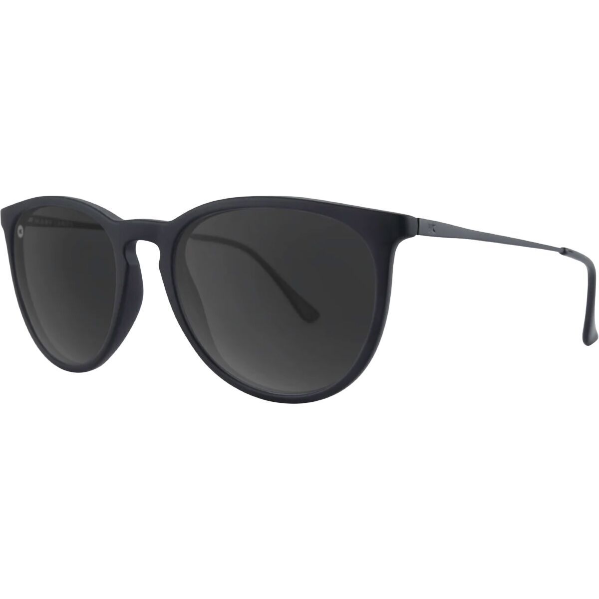 Image of Knockaround Mary Janes Polarized Sunglasses Matte Black on Black/Smoke, One Size