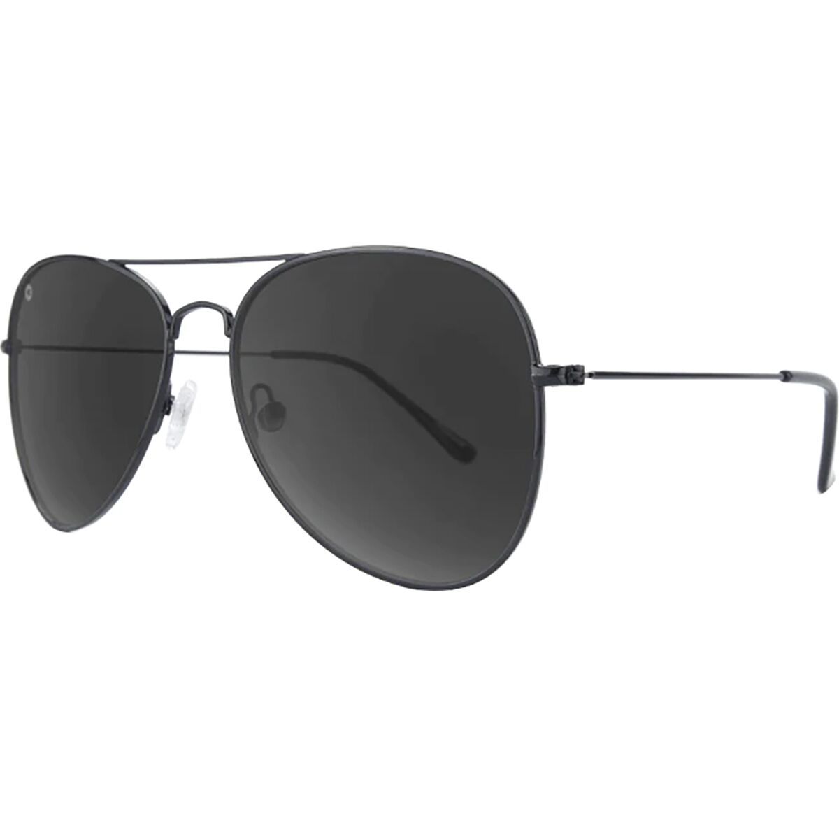 Image of Knockaround Mile Highs Polarized Sunglasses Black/Smoke, M/L