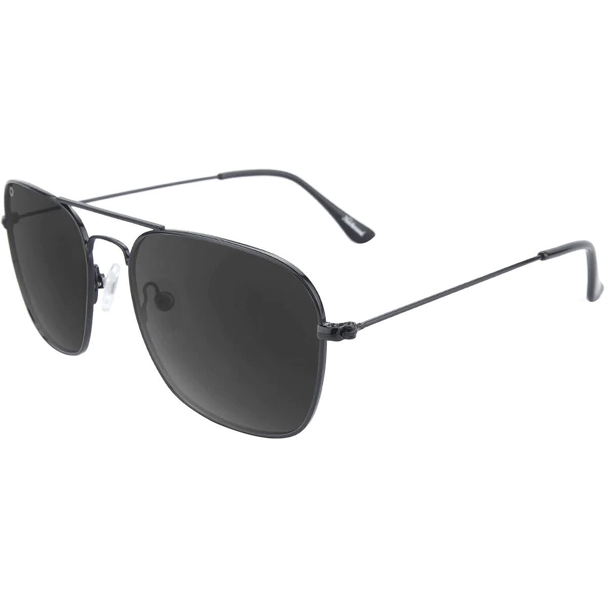 Image of Knockaround Mount Evans Polarized Sunglasses Black/Smoke, One Size