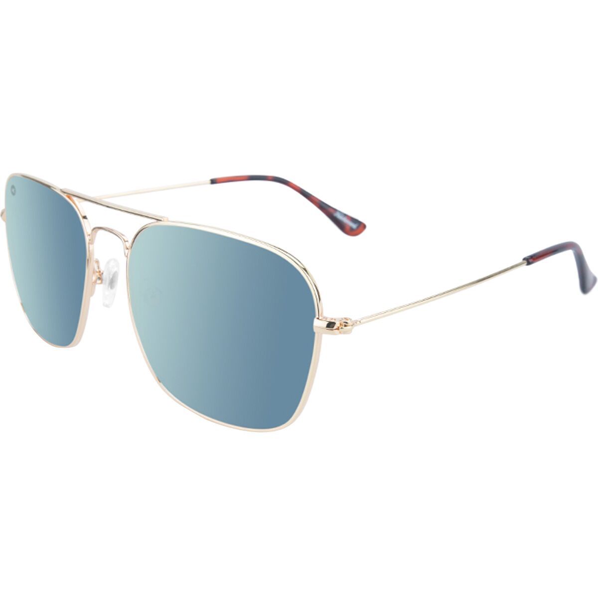 Image of Knockaround Mount Evans Polarized Sunglasses Gold/Sky Blue, One Size