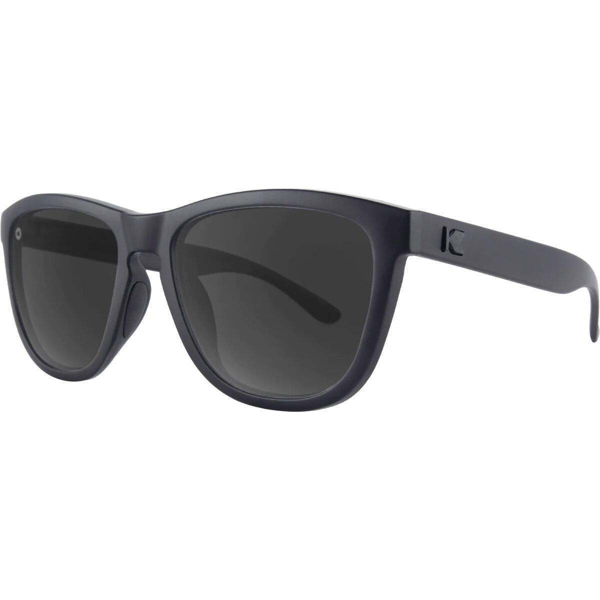 Image of Knockaround Premiums Polarized Sunglasses Black on Black/Smoke, One Size