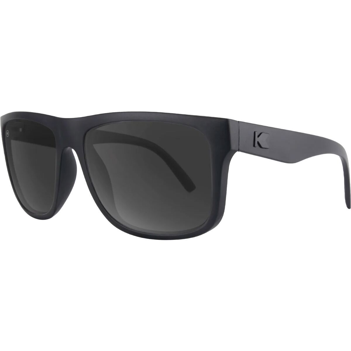 Image of Knockaround Torrey Pines Polarized Sunglasses Black On Black/Smoke, One Size