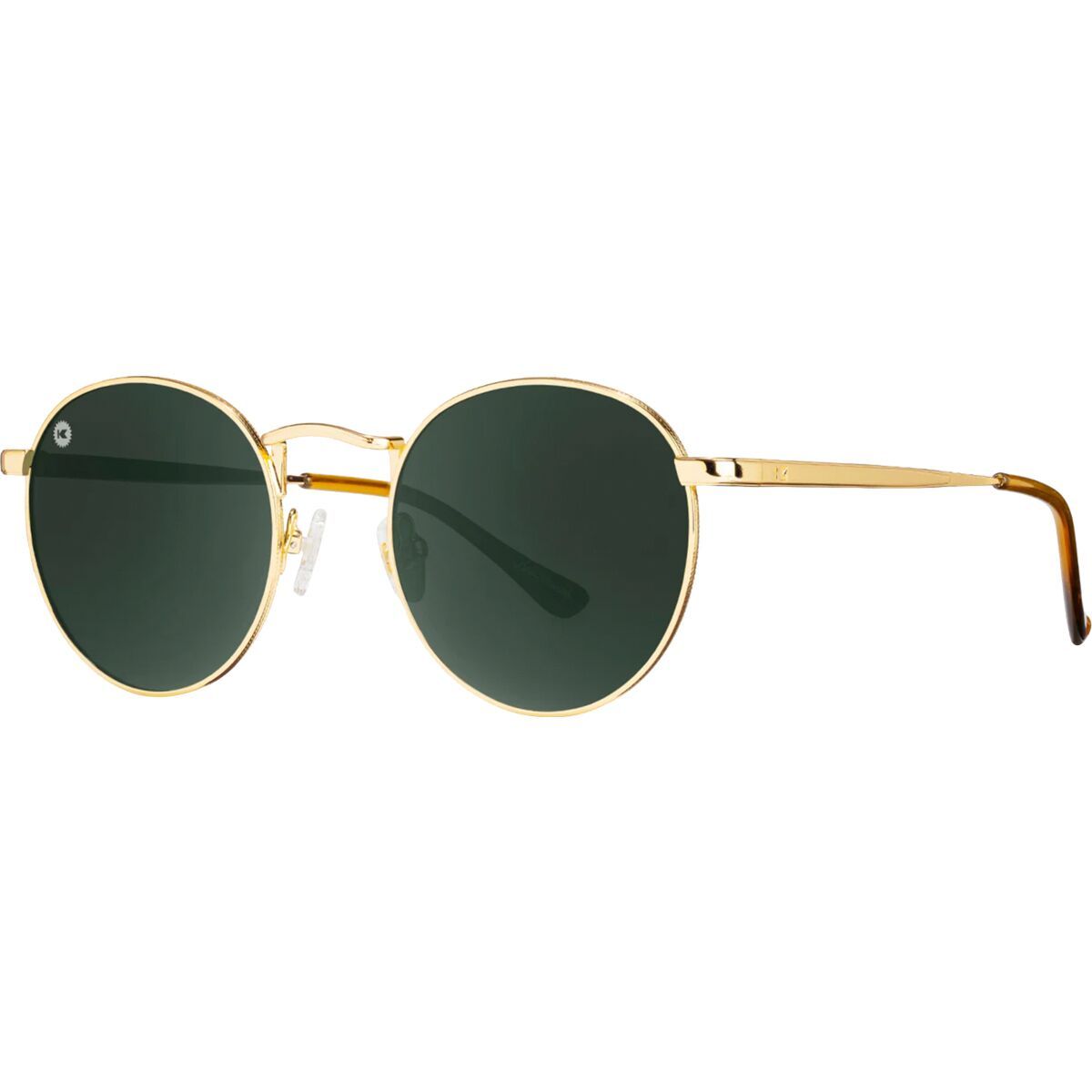 Image of Knockaround Love & Haights Polarized Sunglasses Gold/Aviator Green, One Size