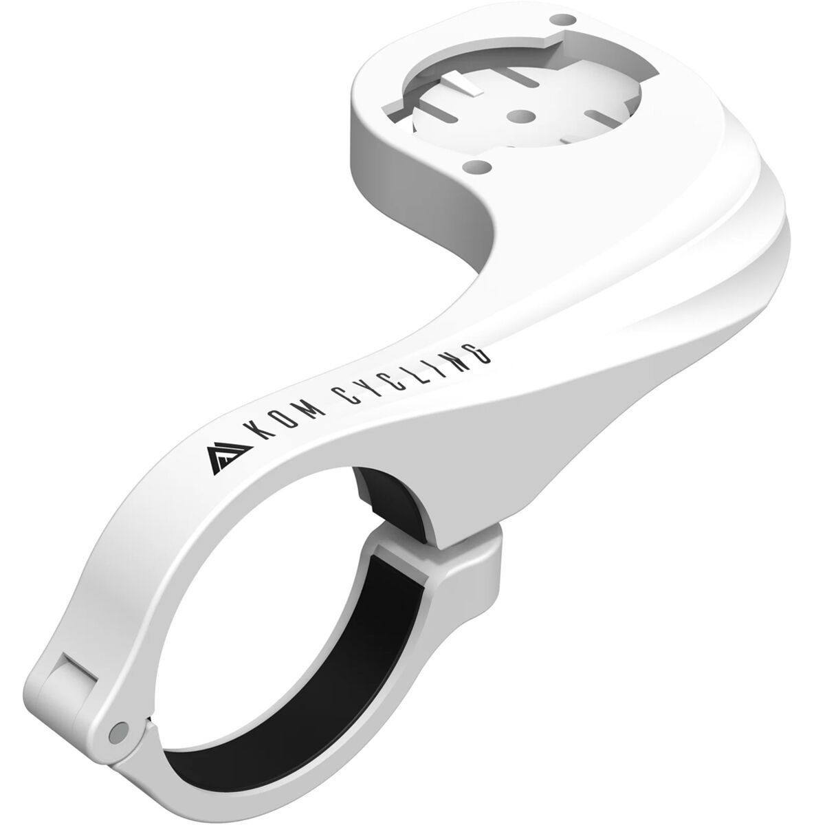 Image of KOM Cycling Garmin Classic Computer Mount White, One Size