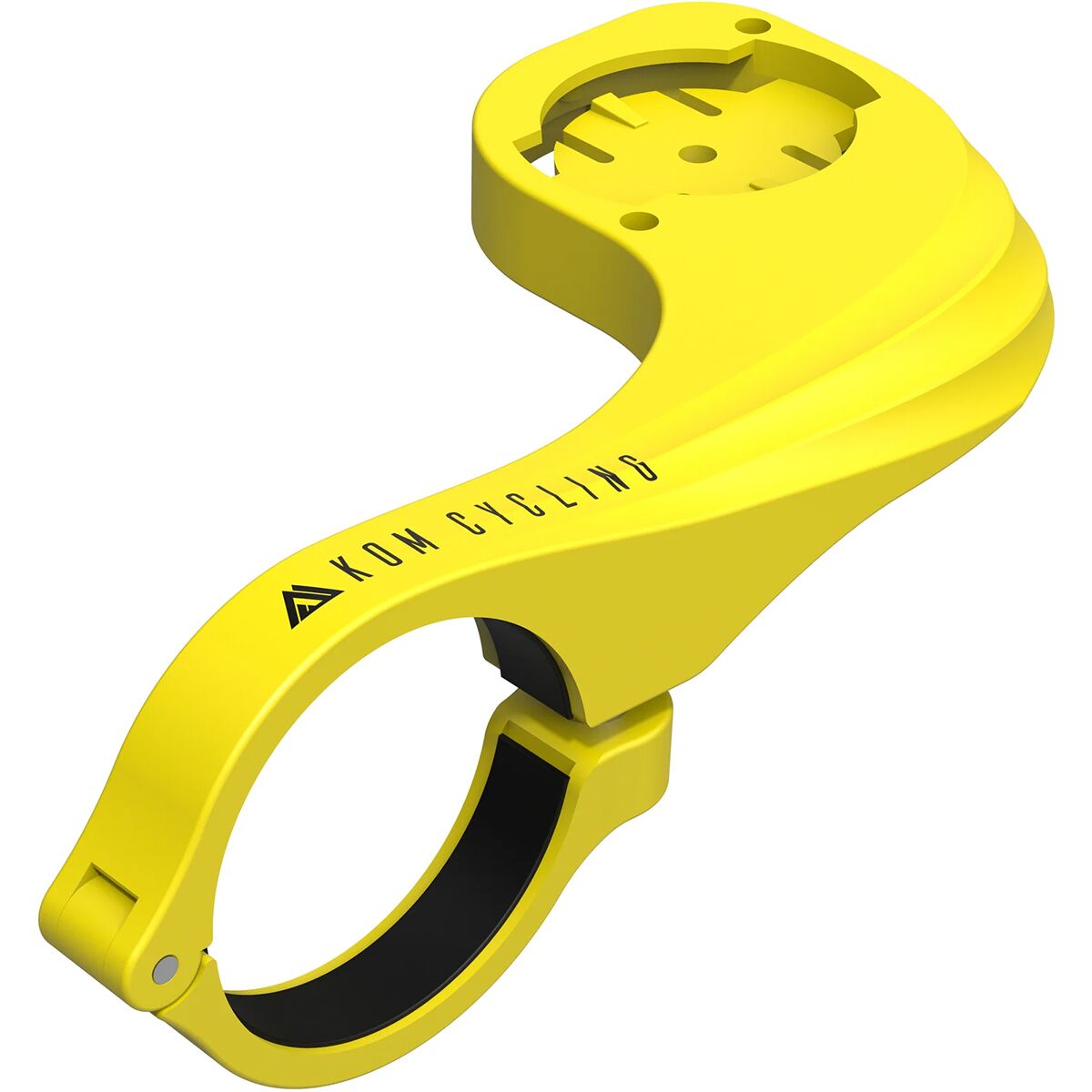 Image of KOM Cycling Garmin Classic Computer Mount Yellow, One Size