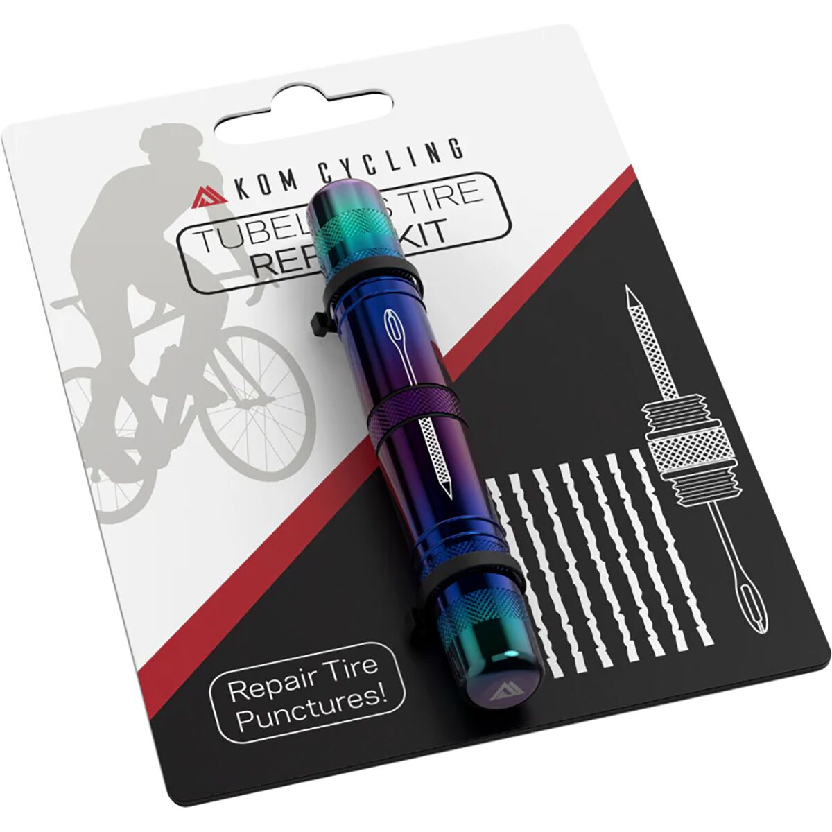 Image of KOM Cycling Tubeless Tire Repair Tool Pro Iridescent, One Size