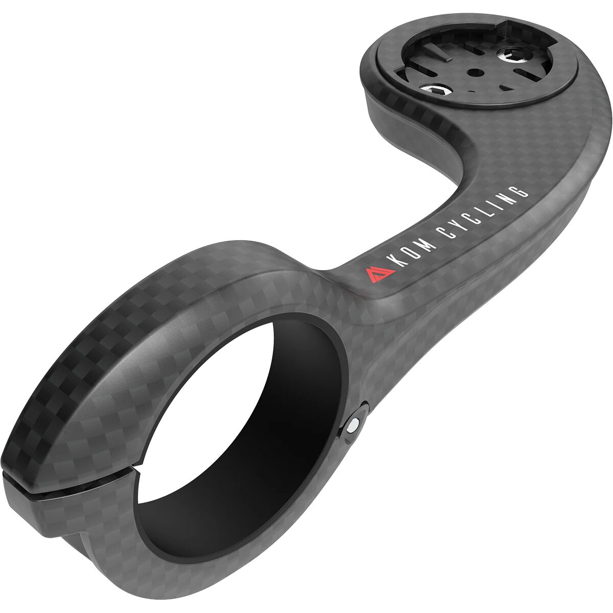 Image of KOM Cycling CM06 Computer Mount Carbon Finish, One Size