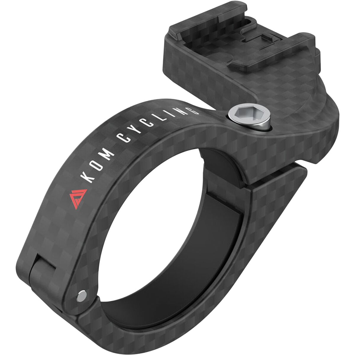 KOM Cycling CatEye Computer Mount Carbon Finish, One Size