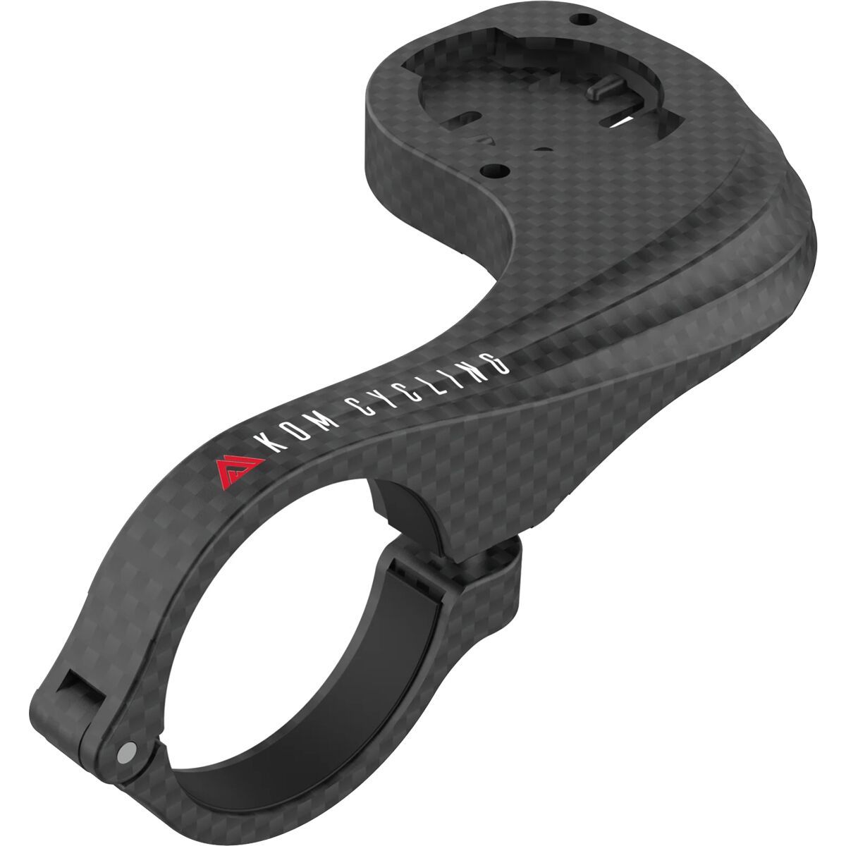Image of KOM Cycling Wahoo Classic Computer Mount Carbon Finish, One Size