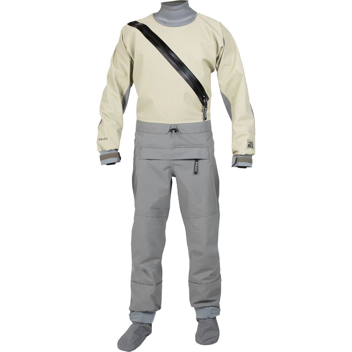 Image of Kokatat SuperNova Angler Semi Dry GORE-TEX Suit - Men's Sandbar, S