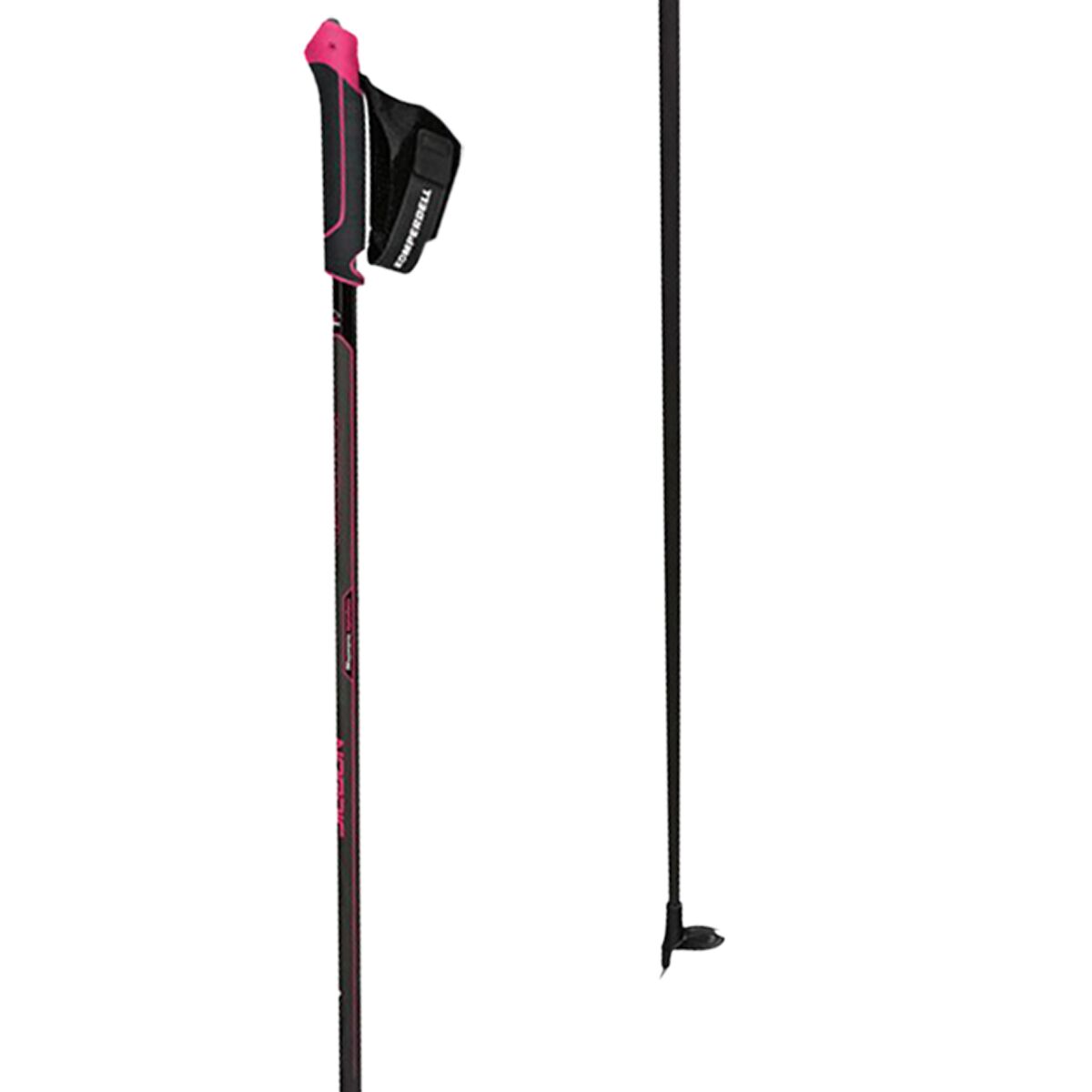Komperdell Komperdell Nordic CX-100 Sport Ski Poles Black/Pink, 145cm