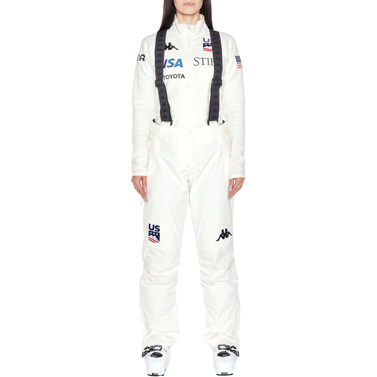 Kappa USA Kappa USA 6Cento 665 US Pant - Women's White Milk, XS