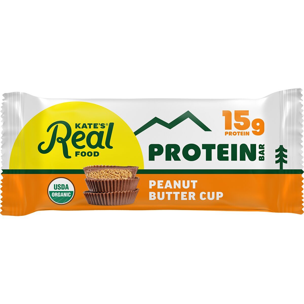 Image of Kate's Real Food Protein Bars - Box of 12 Peanut Buter Cup, One Size