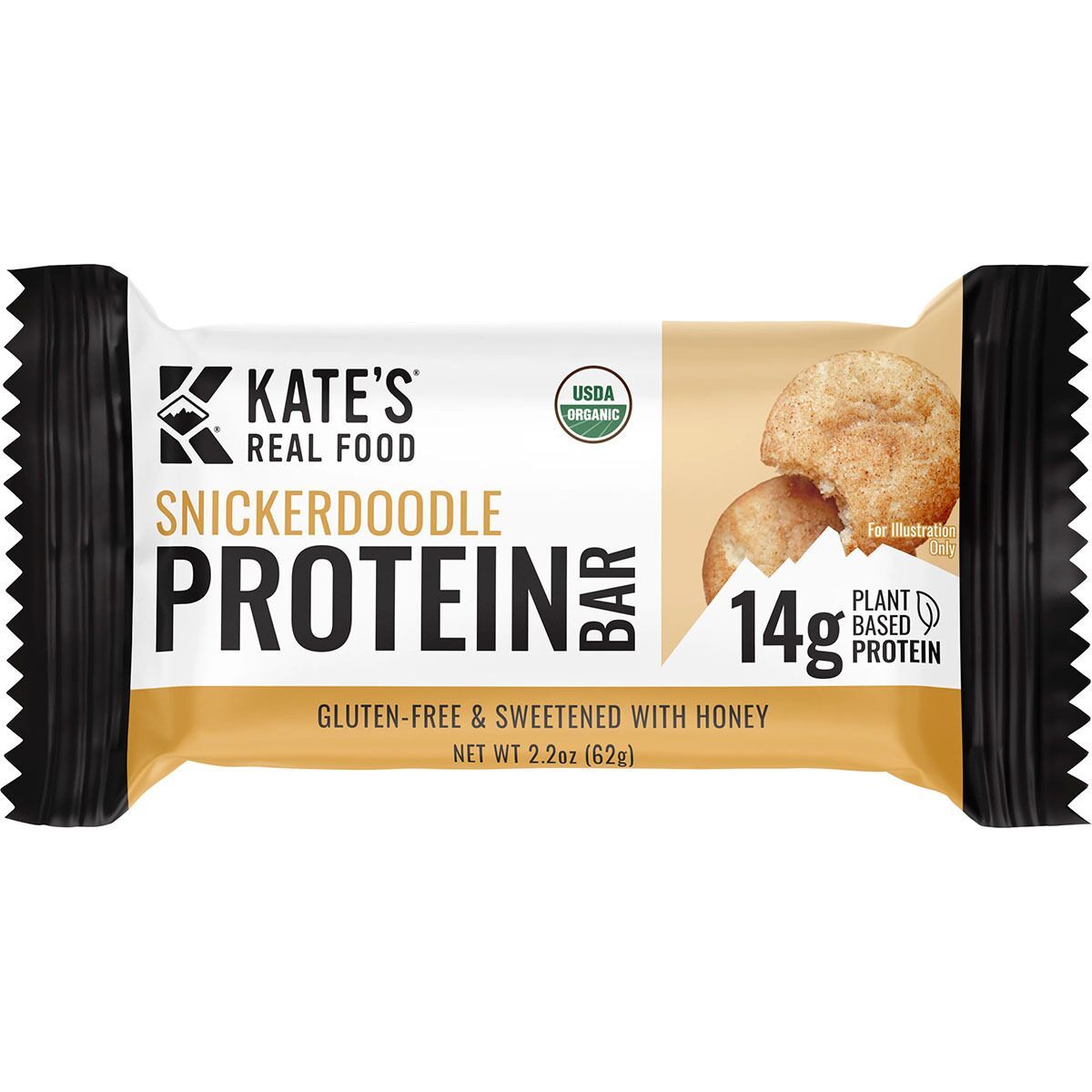 Image of Kate's Real Food Protein Bars - Box of 12 Snickerdoodle, One Size