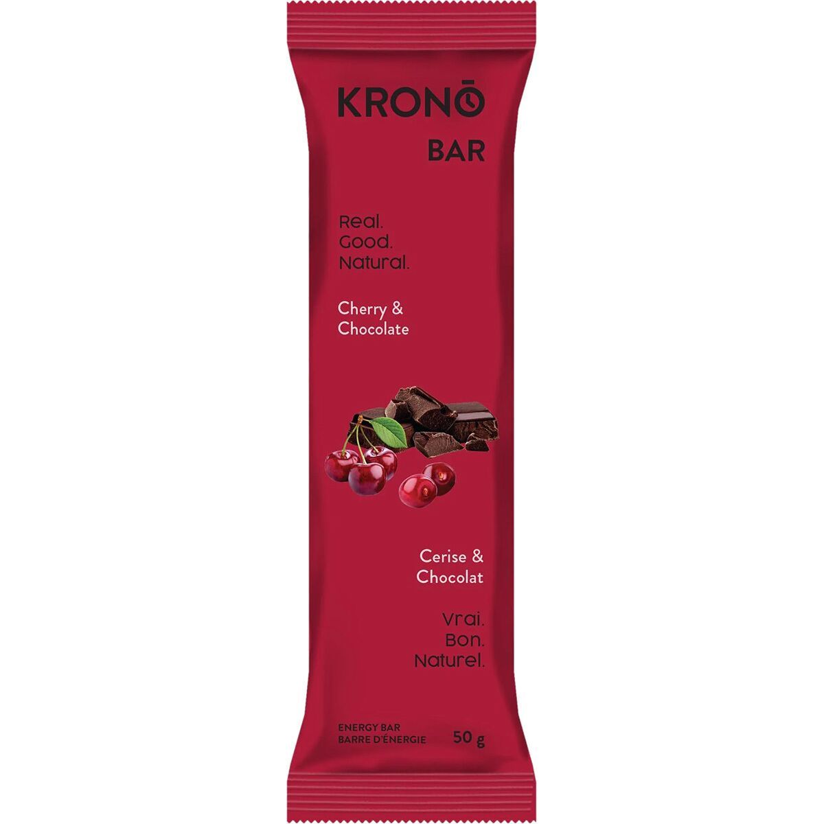 Image of Krono Nutrition Energy Bars - Box of 12 Cherry + Chocolate, One Size