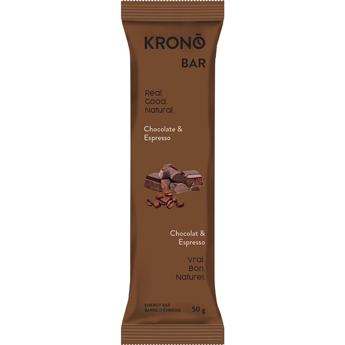 Image of Krono Nutrition Energy Bars - Box of 12 Chocolate + Espresso, One Size