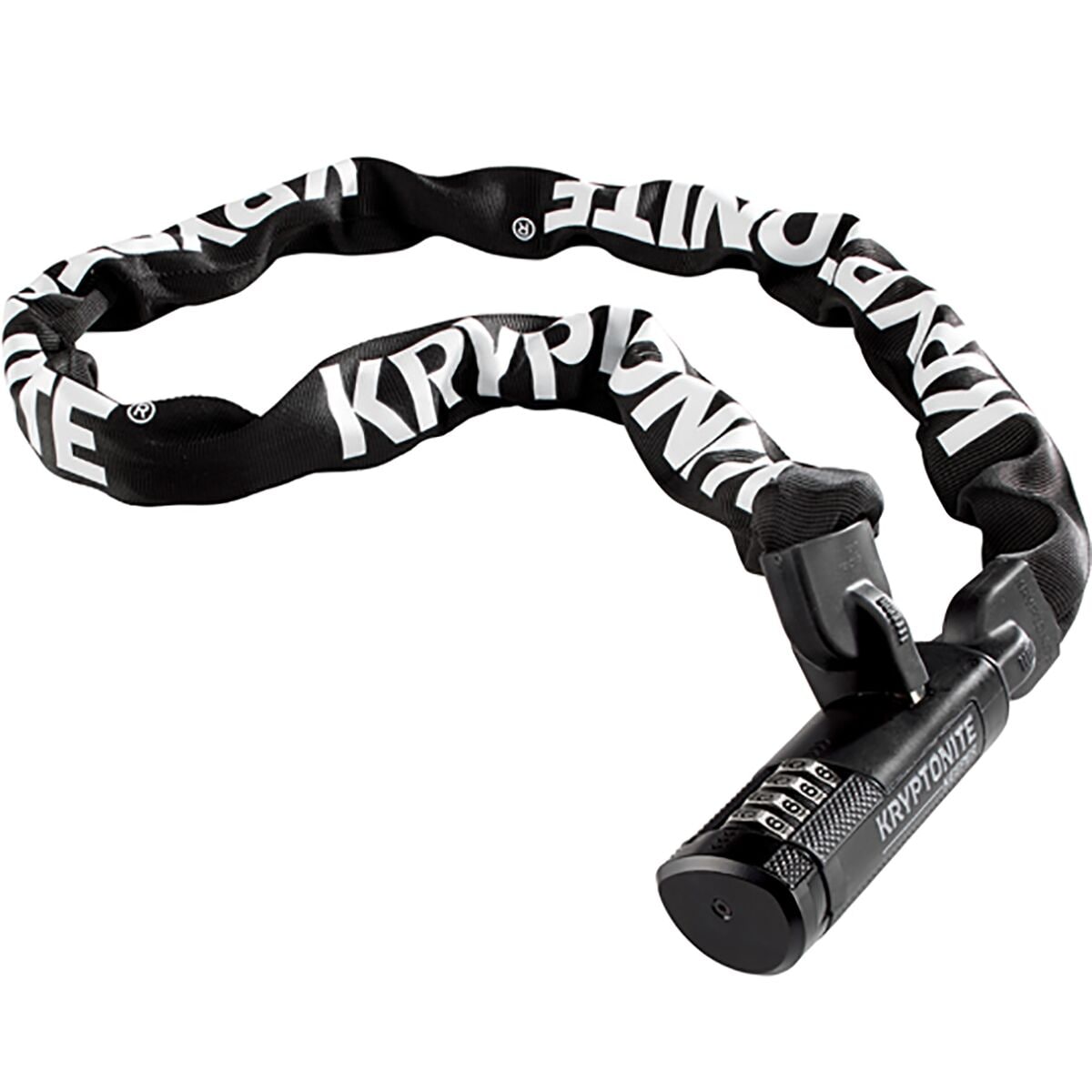 Image of Kryptonite Keeper 712 Combo Chain Lock Black, 7mm x 120cm