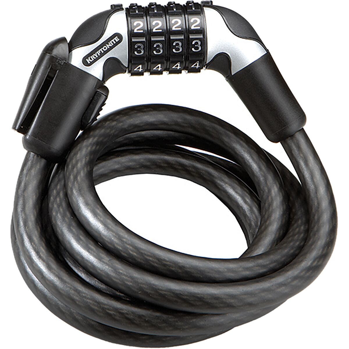 Image of Kryptonite Krypto Flex Combo Cable Black, 8mm x 150cm