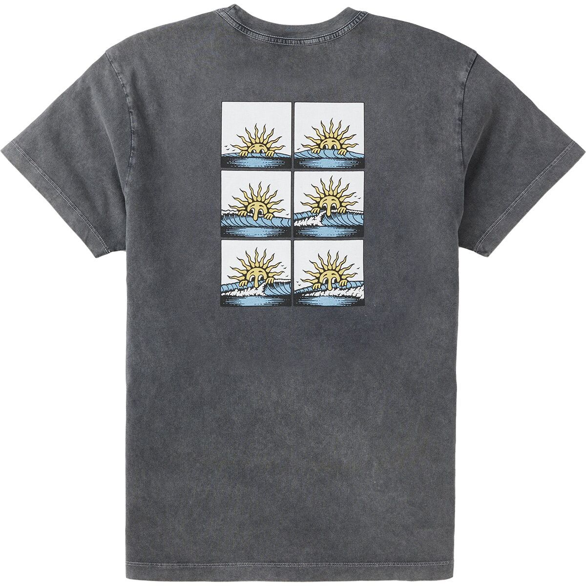 Katin Glance T-Shirt - Boys' Black Sand Wash, M