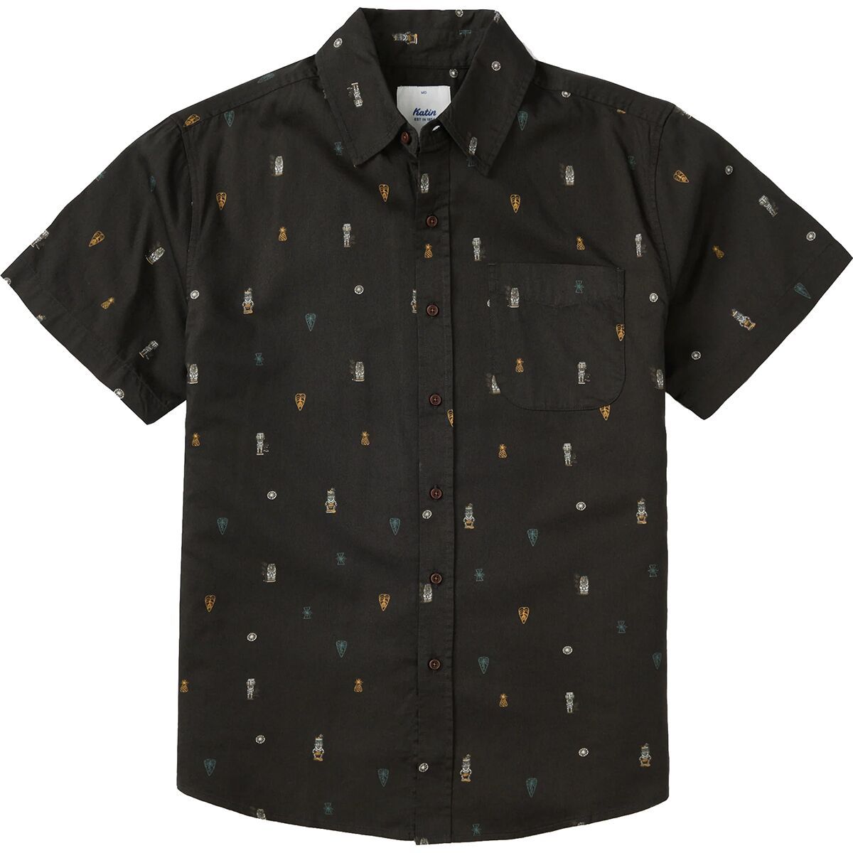 Katin Idol Short-Sleeve Shirt - Boys' Black Wash, M
