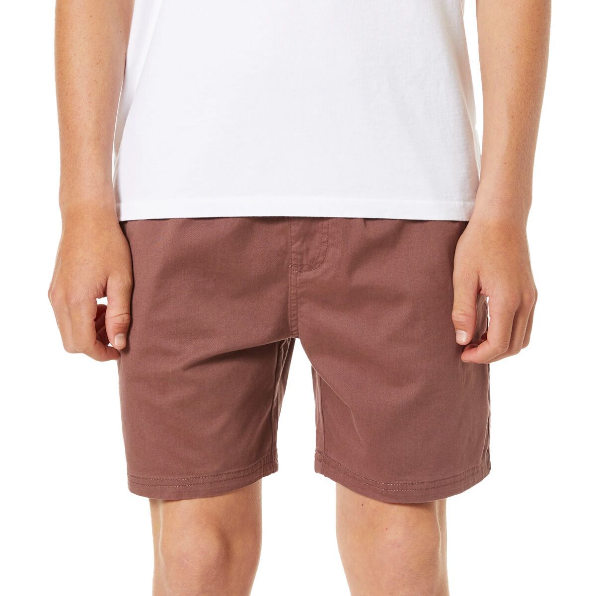 Katin Patio Short - Boys' Dark Clay, L