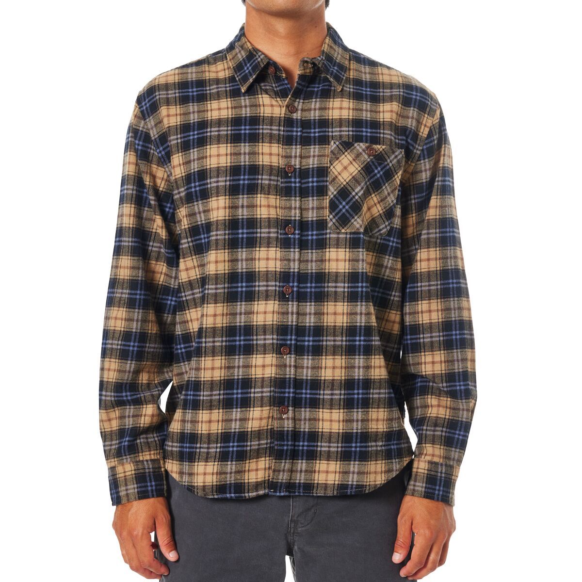 Katin Derek Flannel - Men's Polar Navy, L