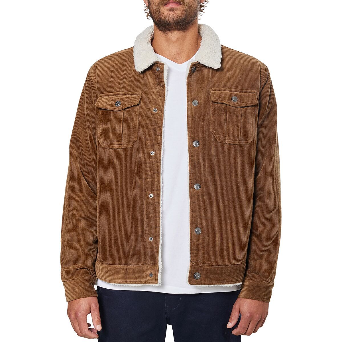 Image of Katin Harris Corduroy Jacket - Men's Coffee, M