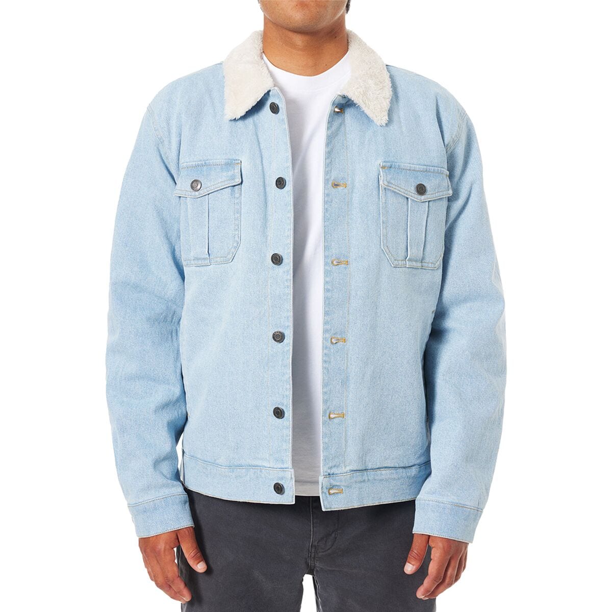 Image of Katin Harris Denim Jacket - Men's Light Indigo, M