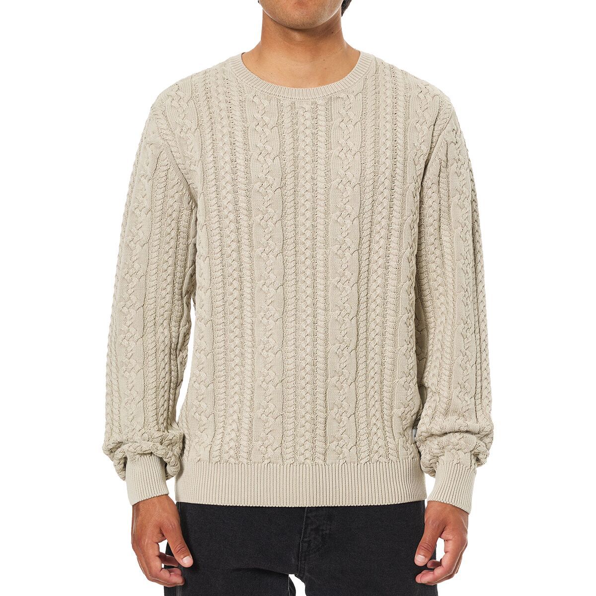 Image of Katin Fisherman Sweater - Men's Elm, S