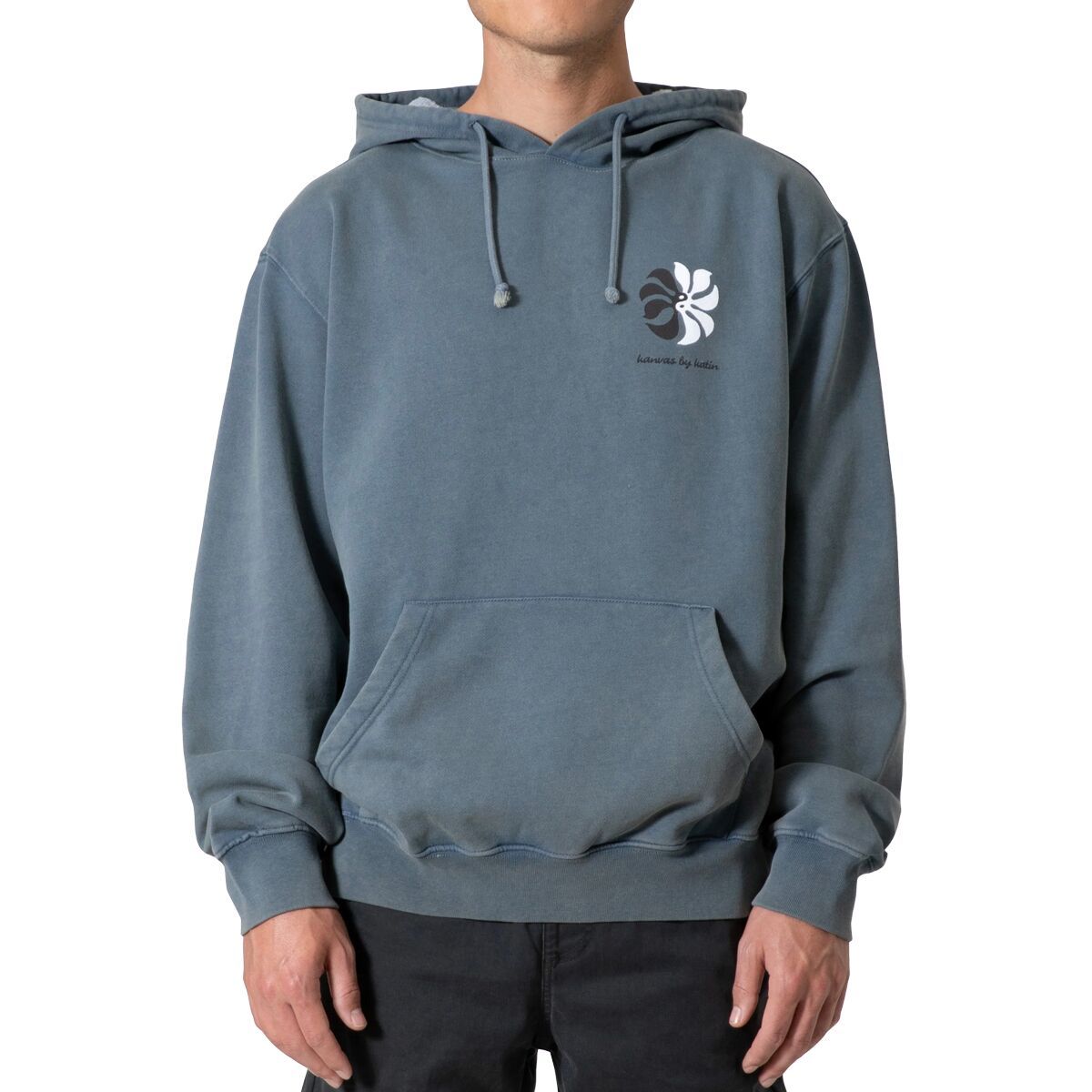 Katin Together Hoodie - Men's Washed Blue Pigment Dye, L