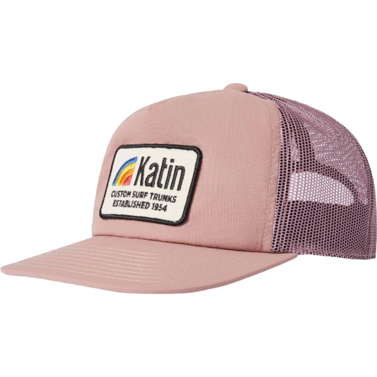 Image of Katin Country Nylon Trucker Hat Rose Smoke, One Size
