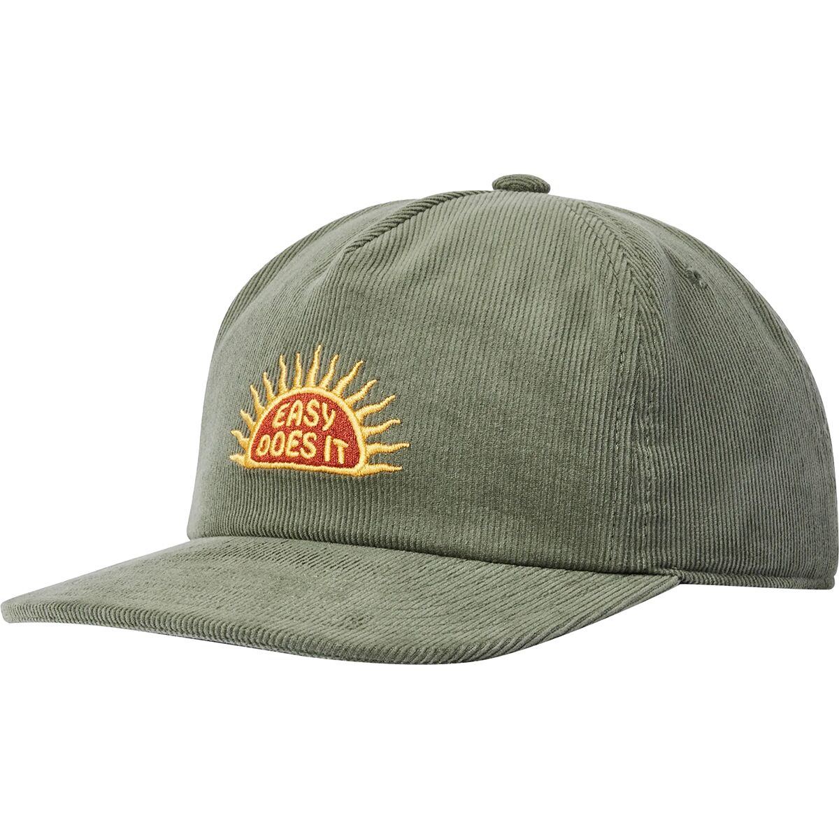 Corduroy Trucker Hat Adjustable Snapback Sun Protection Lightweight Unisex_CorduroyTruckerHat_Ambe  main image 3